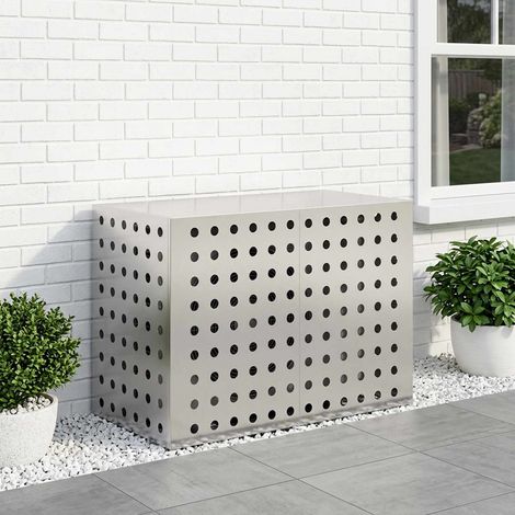 vidaXL Funda para Aire Acondicionado Plateado 100 x 50 x 70 cm (1/5)