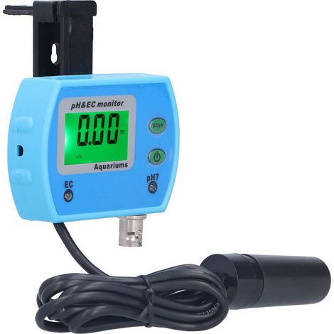 PH-9853 Testeur de pH et de conductivité électrique portable pour aquariums et laboratoires hydroponiques - Prise US 110 V (1/5)