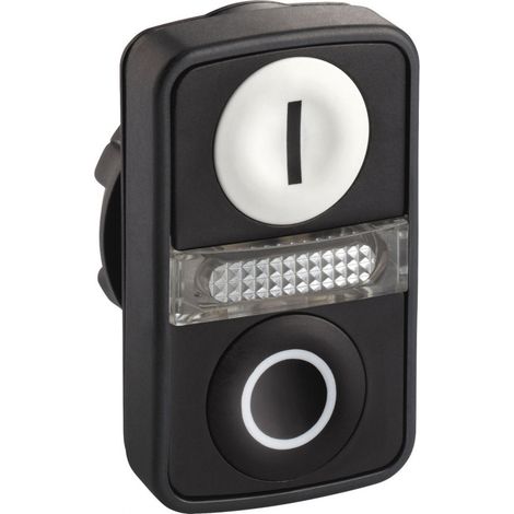 SCHNEIDER ELECTRIC ZB5AW7A1721 ÉLÉMENT FRONTAL DE BOUTON-POUSSOIR À DOUBLE TOUCHE 1 PC(S) (1/4)