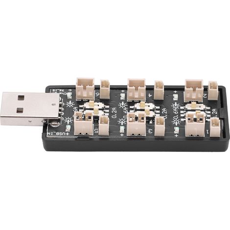 6-Kanal-USB-Ladefunktion für Lithium-Akkus