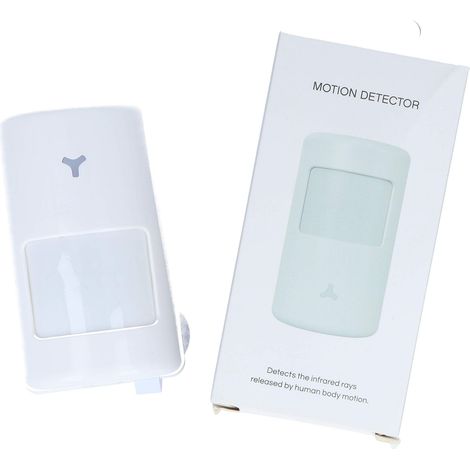 Hom-io  Rilevatore di Movimento PIR Radio Motion Detector, Sensore Movimento Infrarosso PIR per Rilevazione Movimento fino a 7m, Accessorio Omni Alarm Hom-io (1/2)