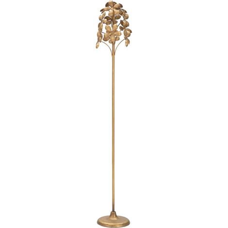 Portacandele in metallo oro, Ø17x93 cm – Flowy (1/5)