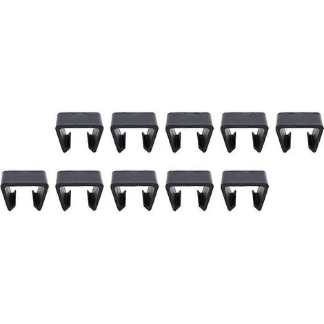 Fixations pour canapés modulaires, clips de calibrage pour meubles, 20 pièces, noir. (1/5)