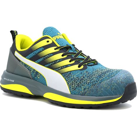 Puma – Chaussures de sécurité Charge Green Low S1P T36 – Semelle anti-glisse SRC – Résistance chaleur 300°C – Embout fibre de verre léger