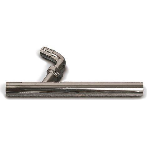 Canotto d.32x250 con curva portagomma abs cromato per scarico lavatrice 781800AC32X250