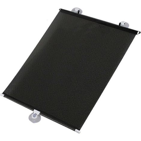 Store occultant à ventouses enroulable pour fenêtre de salon, cuisine, bureau ou voiture - Perforation gratuite (1/4)