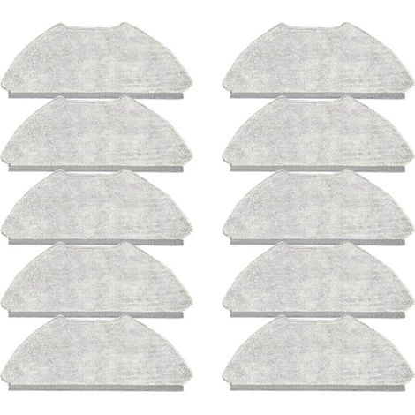 Lot de 10 lingettes de rechange pour aspirateur robot T20, lavables en tissu. (1/5)