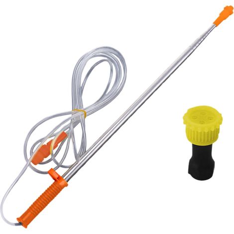 Lance de pulvérisation télescopique 50-250 cm en acier inoxydable pour jardin et agriculture, extension réglable pour accès difficiles (1/5)