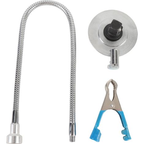 Compteur d'angle de Torsion en acier allié, échelle claire d'entraînement de 1/2 pouces, jauge de clé à cintrer à 360 ° avec pince à ressort et aimant puissant