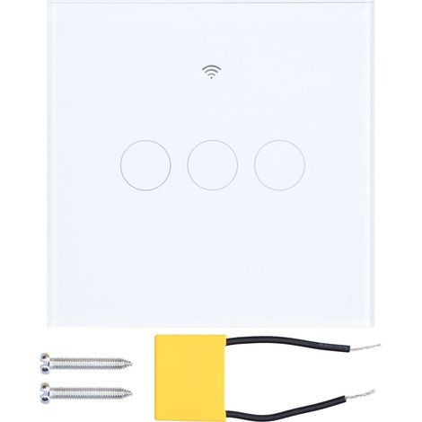 Wall Light Switch Smart WiFi Touch Smart Switch with Timing Function Household Appliances EU Plug 80-260VAC