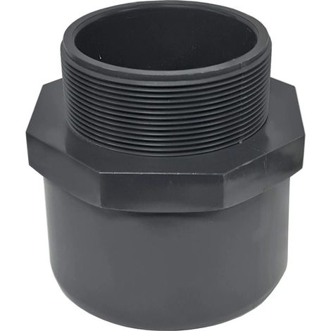 Tapón roscado de PVC 66x76, para encolar hembra 63 macho 75 mm