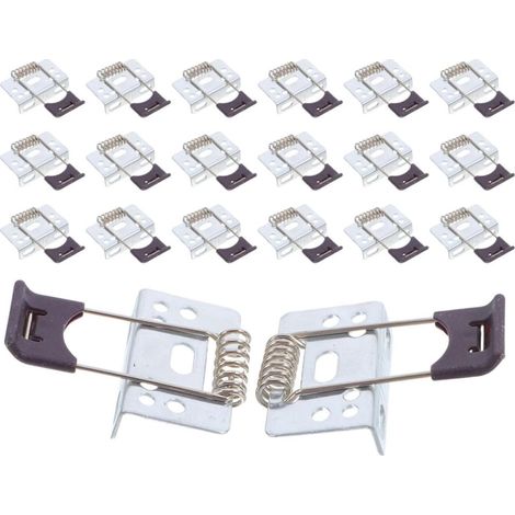 Clip de fixation d'éclairage fer 20 pièces, pour panneau LED (1/5)