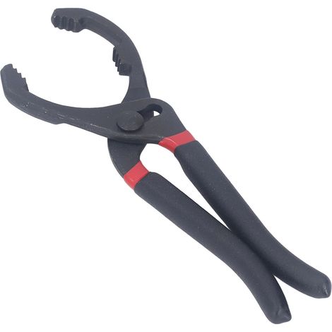 Pince à filtre à huile en acier inoxydable durable, poignée confortable et réglable, outil de retrait de filtre à huile à torsion efficace (1/5)