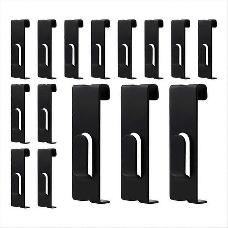 Packung mit 15 Haken für Drahtgitterpaneele. (1/5)