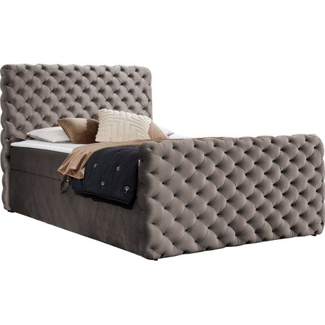 Cama continental Lac I, Velluto 29, Continental, Doble, 200x200, Tapiz, Somieres, 206x227x123cm