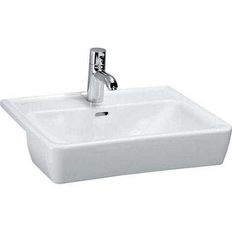 LAUFEN PRO A lavabo semi-encastré, 1 trou pour robinet, avec (1/3)