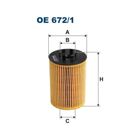 Filtro olio OE672/1 filtron