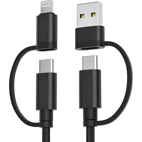 pour iPad Mini 7 Câble Chargeur Multi USB C 1M,4 en 1 Universel (1/5)