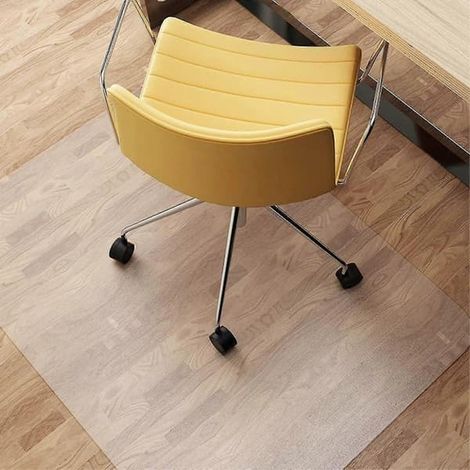 Tapis de protection de sol transparent, 1,5 mm d'épaisseur, en PVC antidérapant pour couloirs, tapis de piste en vinyle, facile à nettoyer (version dépolie), nappes (1/2)