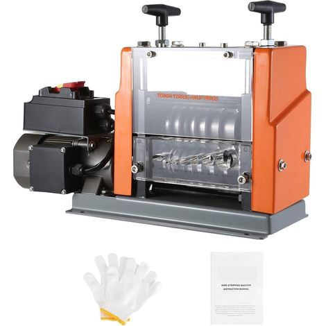 Machine à dénuder automatique de fil de 1,5 à 25 Mm, dénudeur de câble motorisé électrique, éplucheur de fil à 7 canaux for le recyclage des déchets de cuivre (1/5)