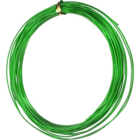 18 Gauge 1mm Fil D'Armature Aluminium Fil Métallique Vert (1/5)