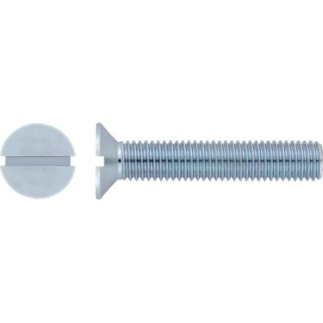 CHAVESBAO tornillo zincado cabeza avellanada din 963 8x60 , Tornillo zincado cabeza avellanada DIN 963 8 × 60 mm (200 unidades), un tornillo de acero de alta resistencia diseñado p