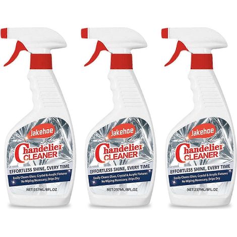 Nettoyant pour lustres 3X, spray à séchage rapide, dépoussiérant sans essuyage pour lustres