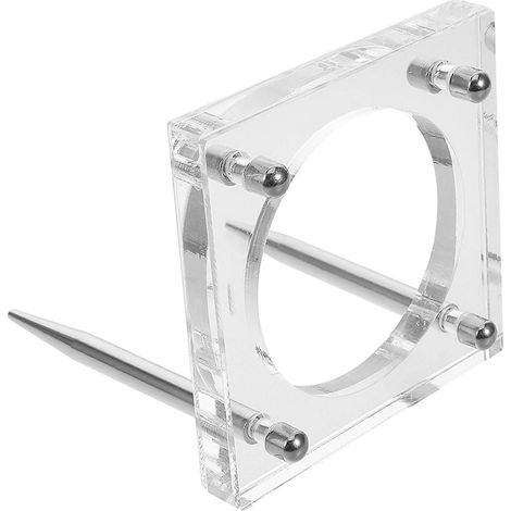 Boîte de rangement pour pièces de monnaie, avec un support en acrylique transparent de 60 mm. (1/5)