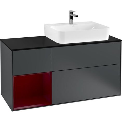 Villeroy & Boch G142HBHG Meuble sous-lavabo Finion G14 (1/2)