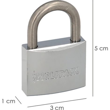Lucchetto inossidabile ad arco normale da 30 mm. (1/2)