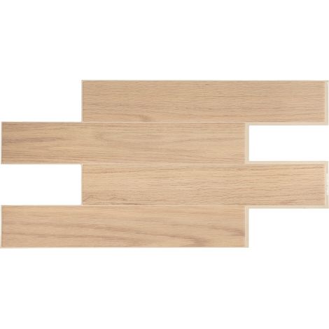 Selbstklebende Wandfliesen x2 XL, 57,3x29,41cm - Smart Tiles Norway Eiche Klebefliesen 3D Fliesenaufkleber für Bad & Küche (1/4)