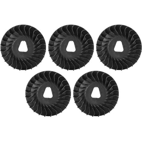 Satz mit 5 Ersatz-Schwungradlüfterflügeln für luftgekühlte Dieselgeneratoren 168f/170f mit Wasserpumpe