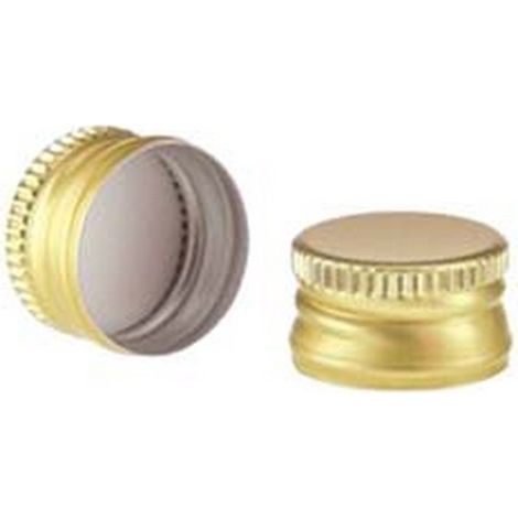 12PZ TAPPO A VITE PREFILETTATO IN METALLO PER DAME - mm.35
