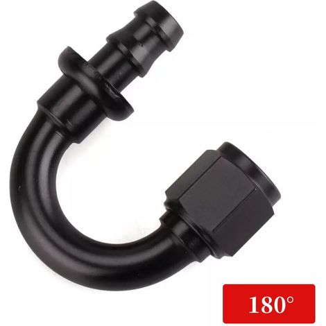 Tuyau d'huile et de carburant, AN4/AN6/AN8/AN10/AN12, noir, pour l'entretien du système de fluides.-AquaForge