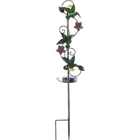 solaire de jardin en fer étanche à piquer pour terrasse et