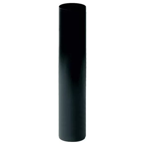 Tubo para estufa de leña en acero al carbono negro 120 mm x 100 cm x 2 mm