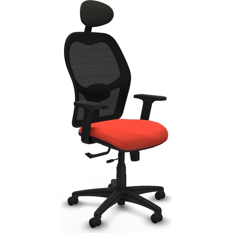 Silla de oficina piqueras y crespo Alocén negro soporte lumbar ajustable (1/2)