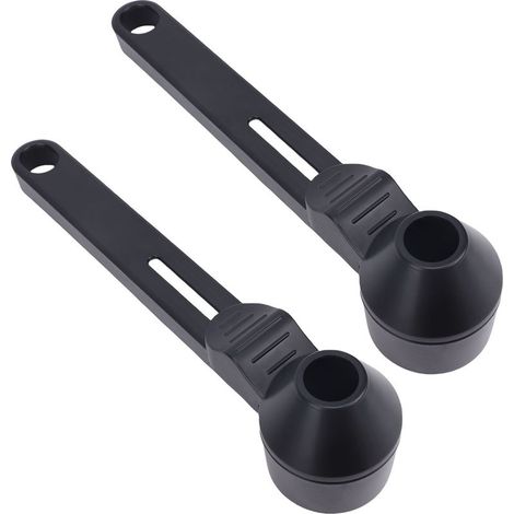 Cuillère-Mesure et Funnel pour Capsules Café Rechargeables (2 Pièces, ABS, 19.5cm, 2 Tablespoon Capacité) (1/5)