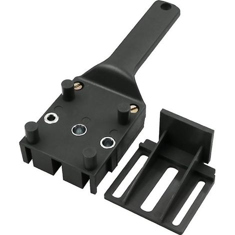 Law Hole Locator Outils de travail du bois Panneau de bois Connexion Punch Locator Locker Poinçon situé noir-- (1/3)