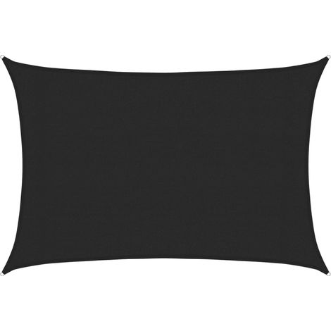 Maison Exclusive - Voile d'ombrage 160 g/m² Noir 3x4 m PEHD