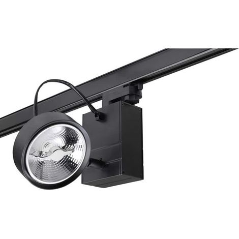 LedsC4 Key - Foco de Carril LED 15W. Diámetro 11.8cm. Estructura de Aluminio. Color Blanco
