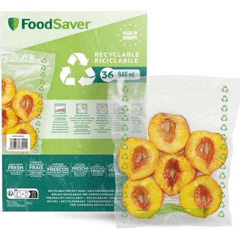 Foodsaver FSBE4802X01 Vakuumbeutel 36 x 0,94L klar (1/3)