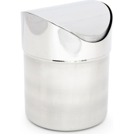 Cubo de basura pequeño en acero inoxidable 1,2 l (1/5)