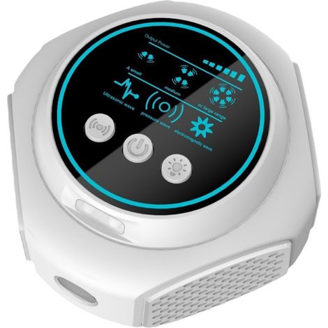 Répulsif à ultrasons pour souris et rats, dispositif anti-rongeurs à 360° avec 4 modes (25-50 kHz), répulsif polyvalent pour l'intérieur (maison, sous-sol, garage). (1/2)