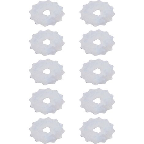 Lot de 10 lames de cutter rotatif pour la découpe de tissus et de cuir, outil de tailleur
