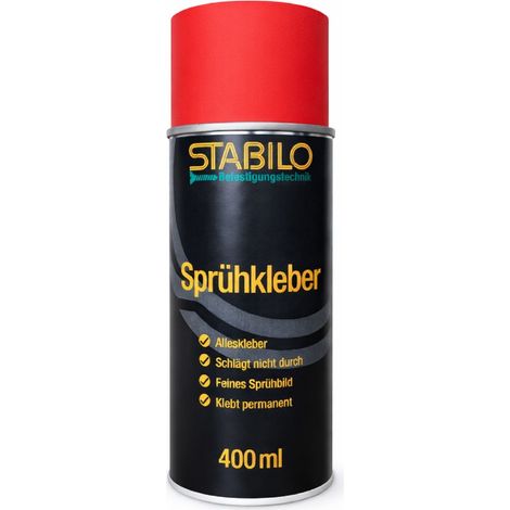 Sprühkleber Alleskleber Klebstoff 400ml für Metall Papier Stoff Leder Filz Kunststoff (1/5)