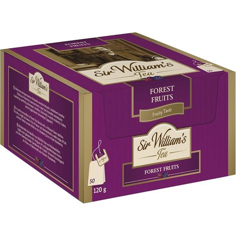Thé Sir William's Fruits des bois 50 sachets de 2,4 g