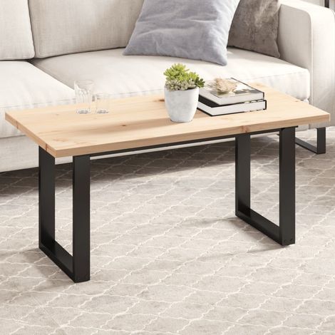 vidaXL Dessus de table 100x50x2,5 cm rectangulaire bois de pin massif