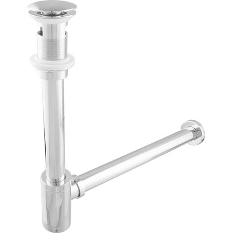 Siphon PaulGurkes avec Excentrique Pop-Up pour Évacuation de Lavabo (1/4)
