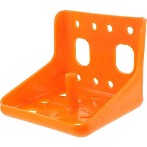 Mangeoires en briques de sel, conception épaisse, adaptées à l'alimentation du bétail, paquet de 2, orange. (1/5)